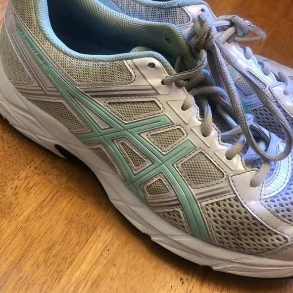 ASICS gel sole running shoes good cond Size 9 cute - Picture 5 of 12